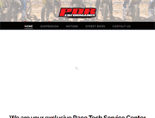Tablet Screenshot of pdrperformance.com